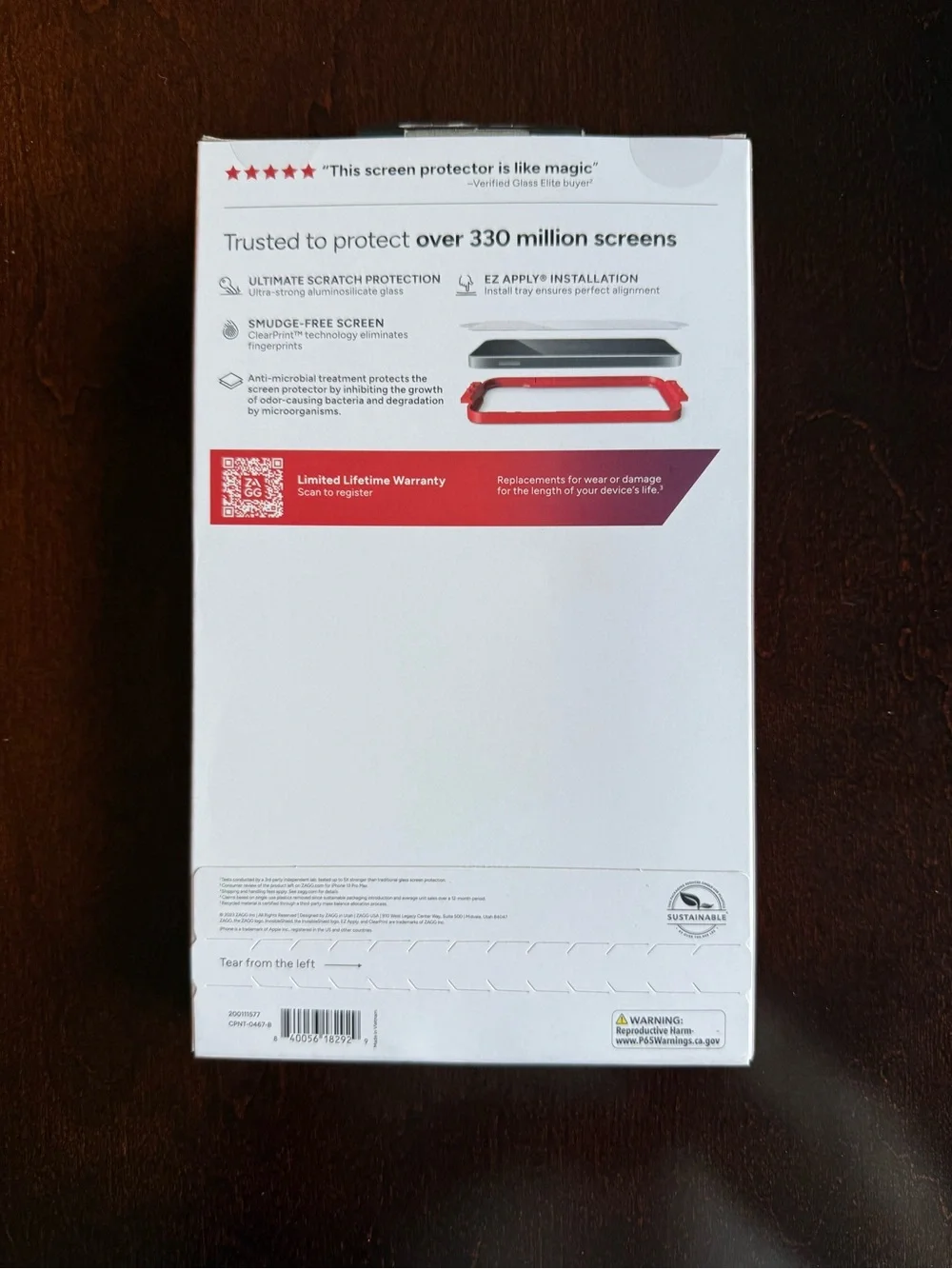 NEW UNOPENED - ZAGG Invisible Shield 5X for iPhone 15 Pro Max